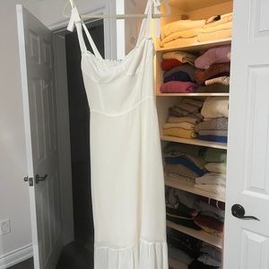 Reformation Ivory Maxi Dress